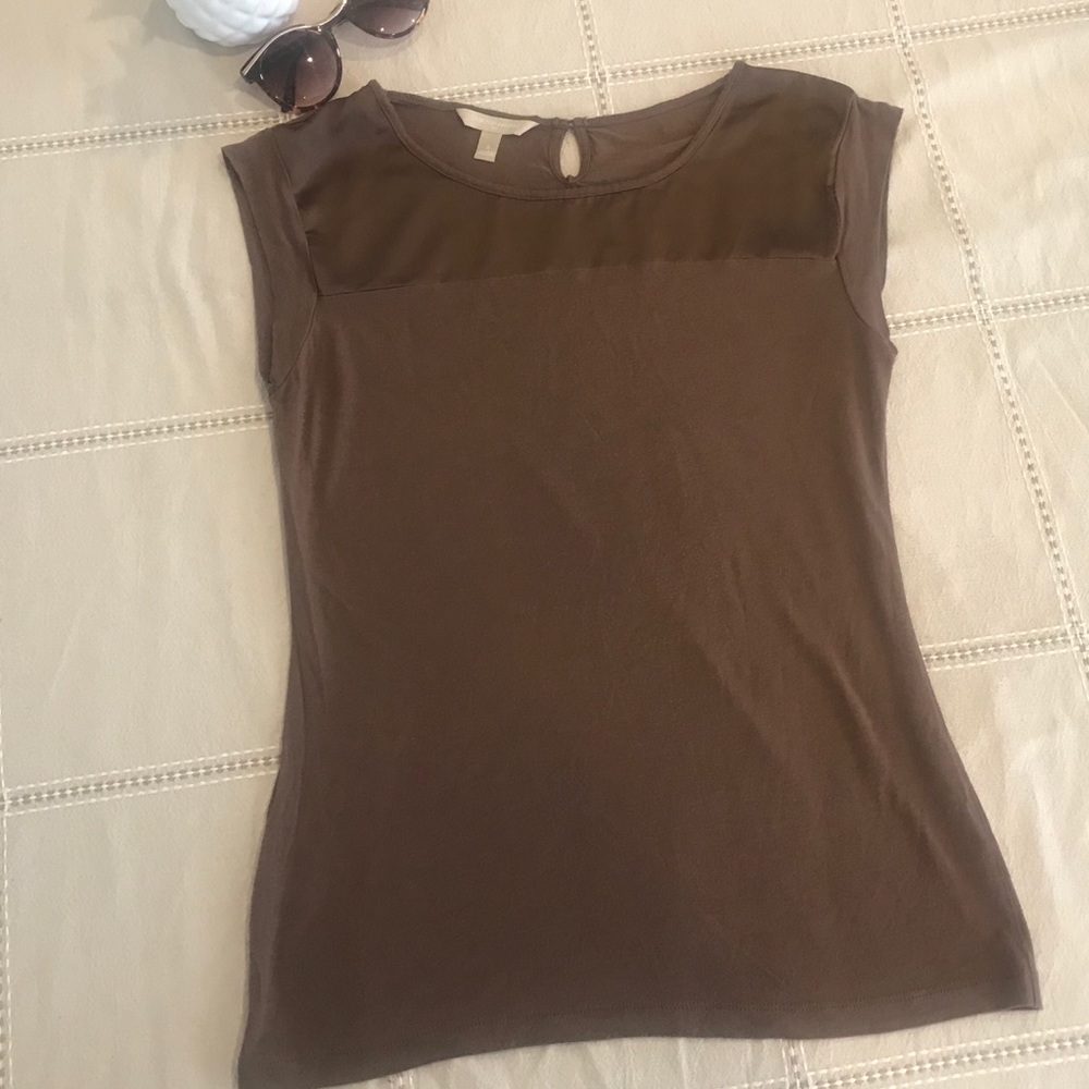 Banana Republic Brown Blouse Size S.